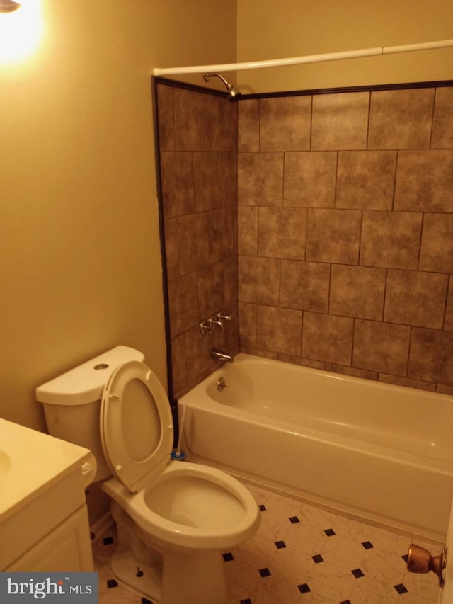 28 Ridgewood Pl, Willingboro, NJ 08046 - full bath with toilet, bathing tub / shower combination, and vanity