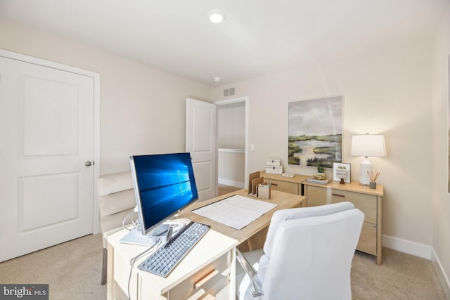 116 Munsee Cir, Winchester, VA 22602 - home office with light colored carpet and baseboards