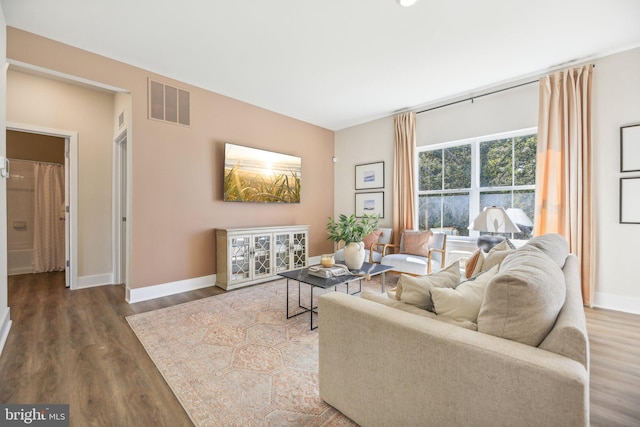 116 Munsee Cir, Winchester, VA 22602 - living area featuring wood finished floors and baseboards