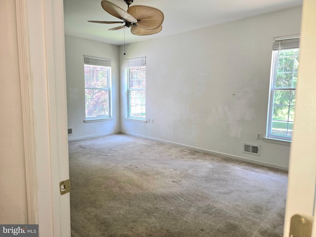 10 Honeyflower, Bordentown, NJ 08620 - spare room with ceiling fan, carpet flooring, and baseboards