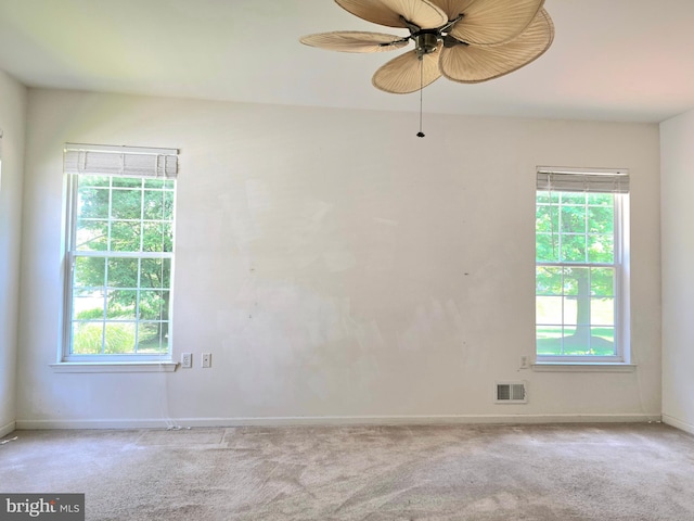 10 Honeyflower, Bordentown, NJ 08620 - carpeted spare room with baseboards and a ceiling fan