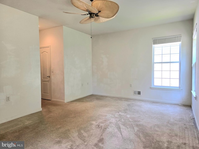 10 Honeyflower, Bordentown, NJ 08620 - carpeted spare room with ceiling fan and baseboards