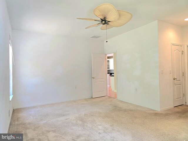 10 Honeyflower, Bordentown, NJ 08620 - unfurnished room with carpet, ceiling fan, and baseboards