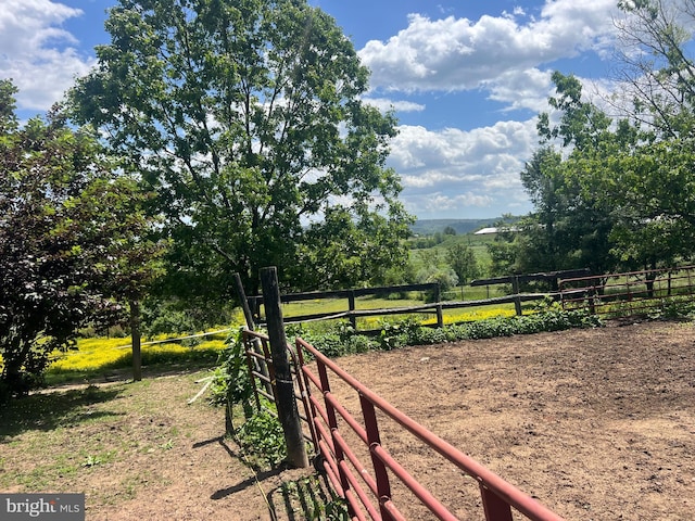 1442 Hickory Corner Rd, Augusta, WV 26704 - view of yard featuring a rural view and fence
