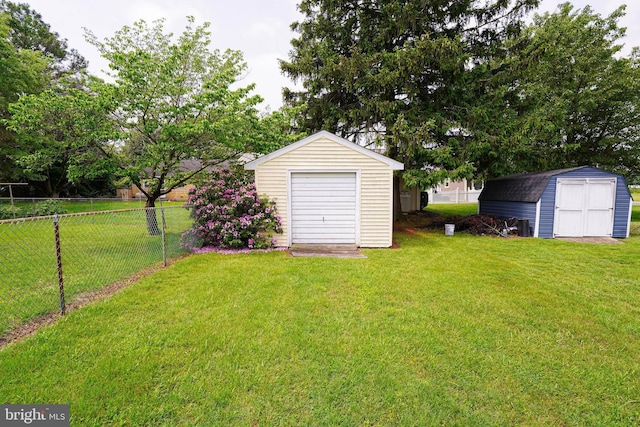 407 Elizabeth St, Georgetown, DE 19947 - view of yard featuring a shed and an outdoor structure