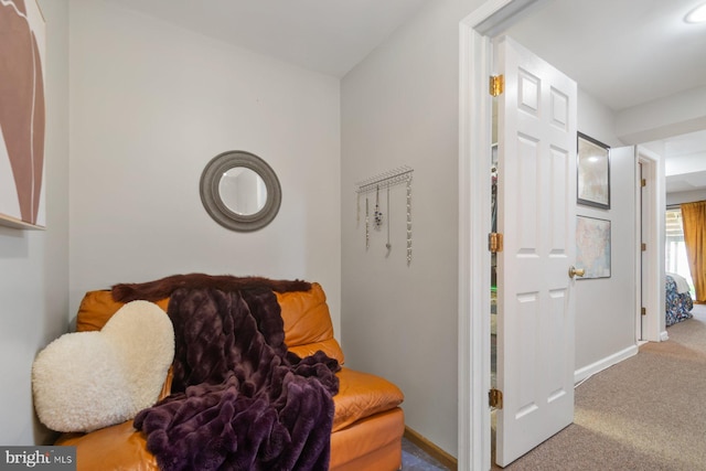9642 Lambeth Ct, Columbia, MD 21046 - sitting room featuring carpet floors and baseboards