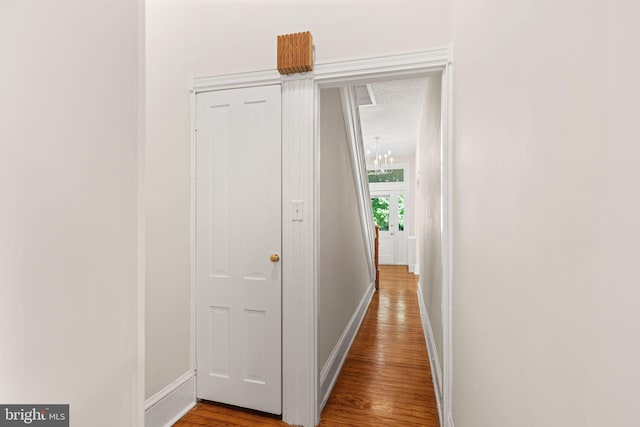 8 E Oak Ave, Moorestown, NJ 08057 - hall with wood finished floors and baseboards
