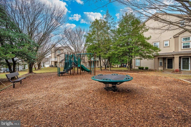view of communal playground