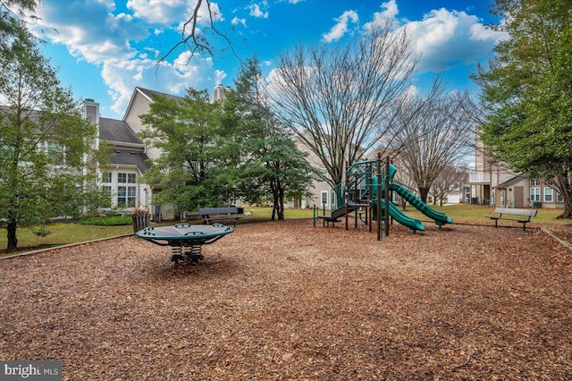 view of communal playground