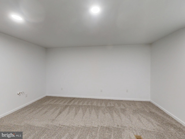 294 Meadow Flower Cir, Bellefonte, PA 16823 - carpeted spare room featuring baseboards and recessed lighting