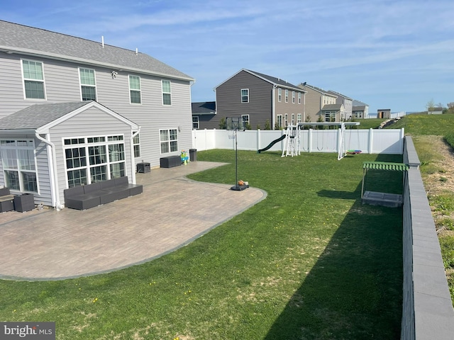 128 Eagle Rd, Dillsburg, PA 17019 - view of yard with a patio, outdoor lounge area, and a residential view
