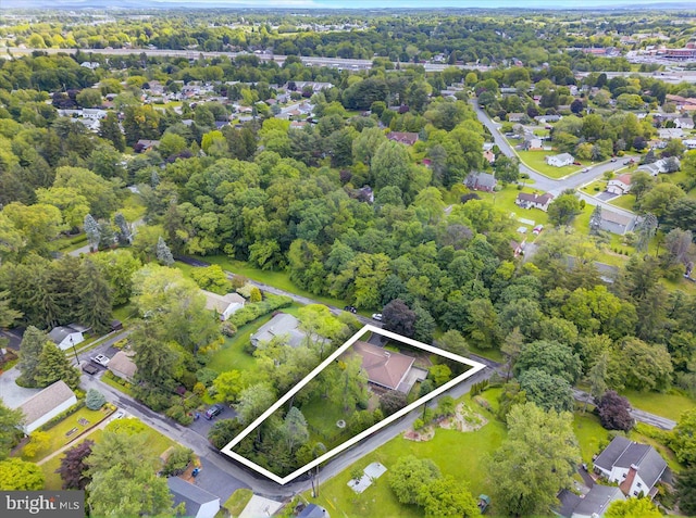 413 Wilton St, Harrisburg, PA 17109 - aerial view of property's location featuring property parcel outlined