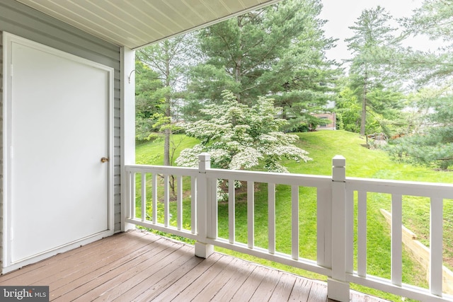 12216 Eagles Nest Ct Unit G, Germantown, MD 20874 - deck with a yard and view of wooded area