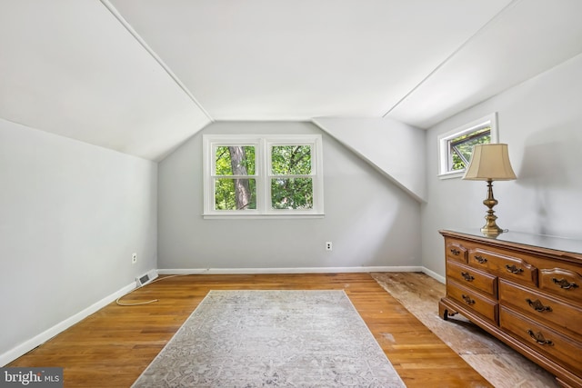 349 Hartford Rd, Mount Laurel, NJ 08054 - bonus room featuring wood finished floors and vaulted ceiling