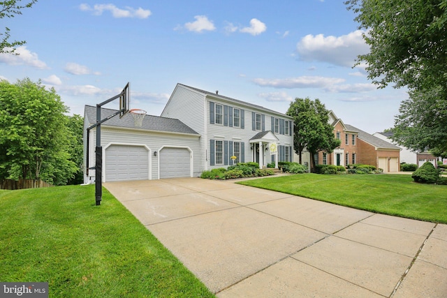 11115 Sceptre Ridge Ter, Germantown, MD 20876 - colonial-style house featuring a garage, a front yard, and concrete driveway
