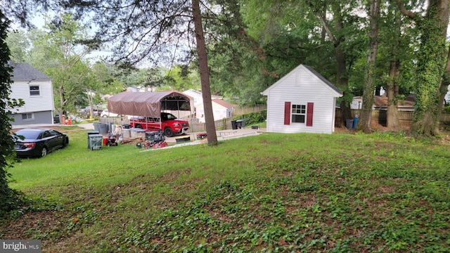 15030 Alabama Ave, Woodbridge, VA 22191 - view of yard featuring an outbuilding