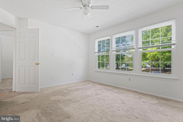 31 Beagle Run Unit 88, Nottingham, MD 21236 - empty room featuring carpet, plenty of natural light, a textured ceiling, ceiling fan, and baseboards