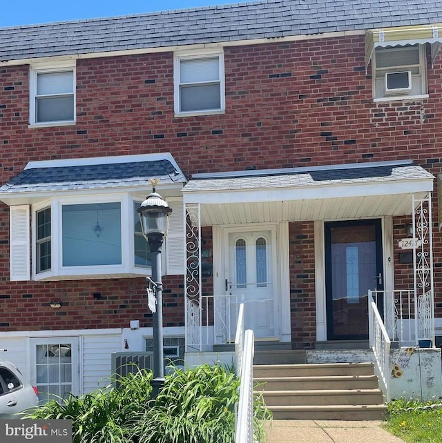 12419 Balston Rd, Philadelphia, PA 19154 - view of property with brick siding and covered porch