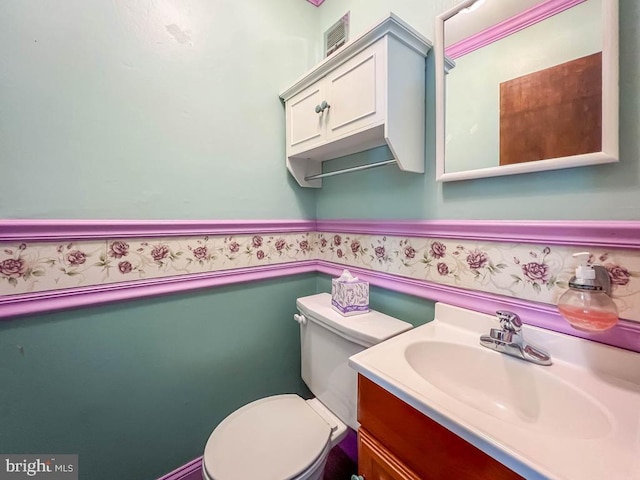 12419 Balston Rd, Philadelphia, PA 19154 - half bathroom featuring vanity and toilet