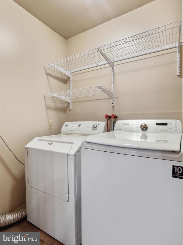 12417 Mount Savage Rd, Mount Savage, MD 21545 - washroom with washing machine and clothes dryer