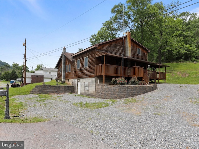 12417 Mount Savage Rd, Mount Savage, MD 21545 - view of front facade featuring a chimney