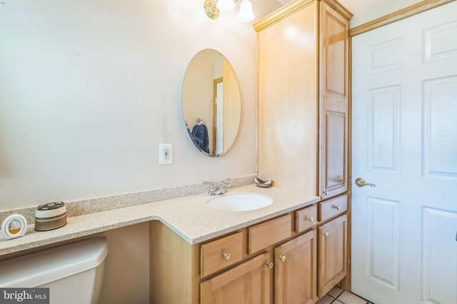 1143 Villanova Ave, Swarthmore, PA 19081 - bathroom with vanity and tile patterned flooring