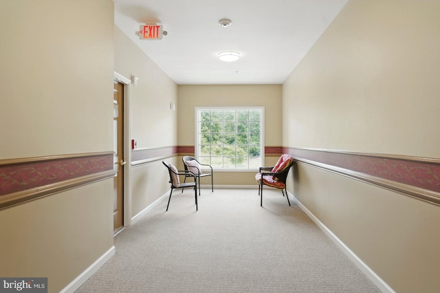 1009 Samantha Ln Unit 302, Odenton, MD 21113 - sitting room with carpet flooring and baseboards