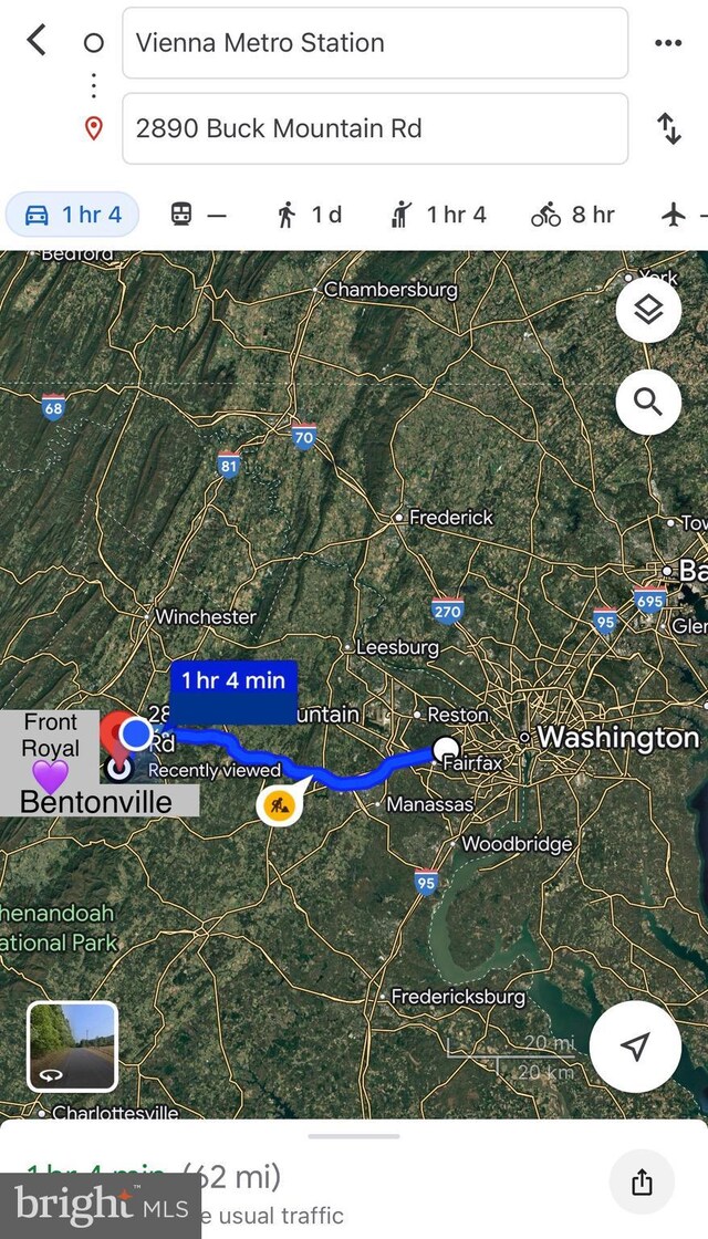 LOT9 Buck Mountain Rd, Bentonville, VA 22610 - map of property / related area