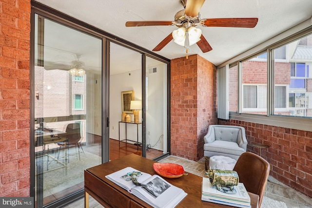 1001 N Vermont St Unit 812, Arlington, VA 22201 - view of sunroom / solarium