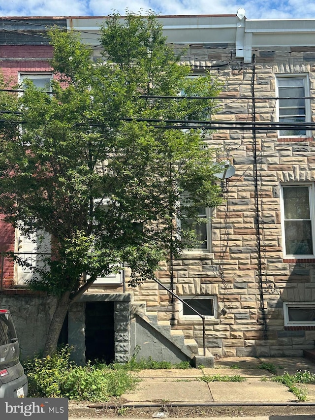 1622 Benhill, Baltimore City, MD 21226 - view of home's exterior featuring stone siding