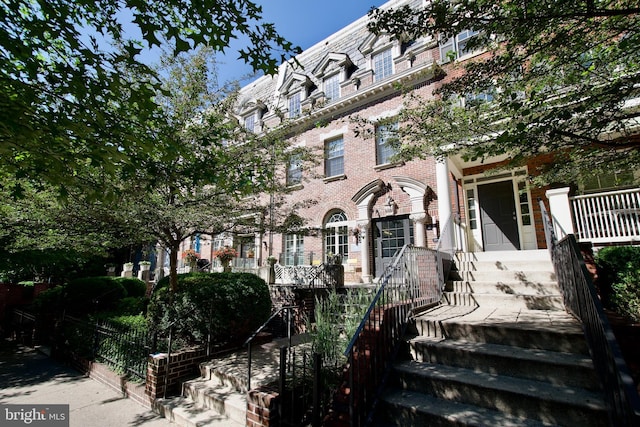 2818 Connecticut Ave NW Unit 503, Washington, DC 20008 - multi unit property featuring stairway, brick siding, and mansard roof