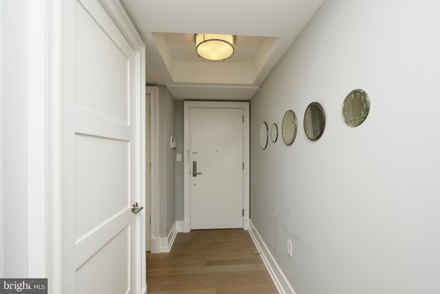 2818 Connecticut Ave NW Unit 503, Washington, DC 20008 - hallway with wood finished floors and baseboards