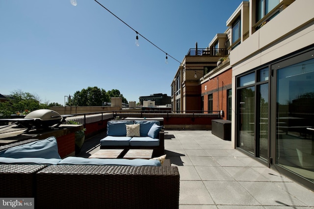 2818 Connecticut Ave NW Unit 503, Washington, DC 20008 - view of patio / terrace with an outdoor living space and a balcony