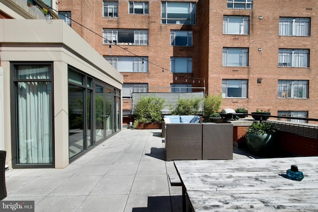 2818 Connecticut Ave NW Unit 503, Washington, DC 20008 - view of patio / terrace featuring an outdoor hangout area
