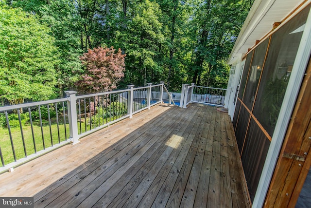 6300 Mallard Ln, Lothian, MD 20711 - view of wooden terrace