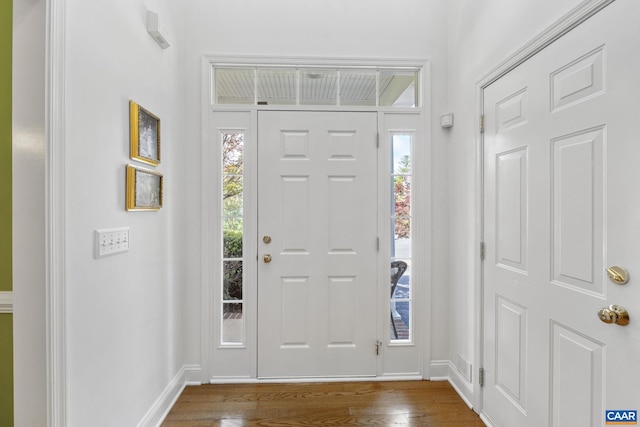 3080 Morewood Ln, Charlottesville, VA 22901 - entrance foyer featuring dark wood-type flooring and baseboards