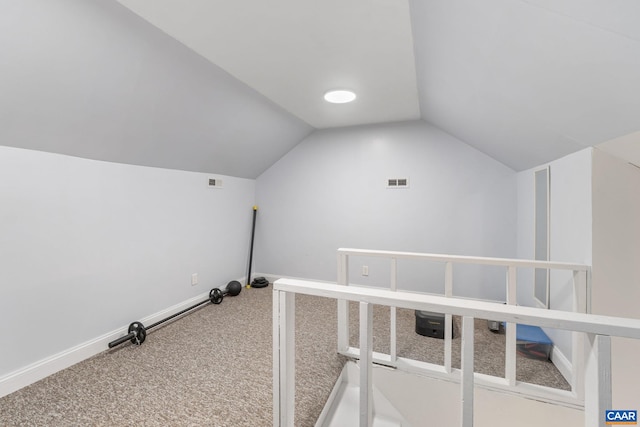3080 Morewood Ln, Charlottesville, VA 22901 - bonus room featuring carpet, vaulted ceiling, and baseboards
