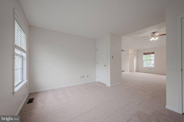 1 Picket Ln, Landenberg, PA 19350 - unfurnished room with light carpet, baseboards, and a ceiling fan