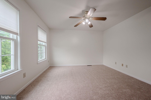 1 Picket Ln, Landenberg, PA 19350 - spare room featuring carpet, ceiling fan, and baseboards