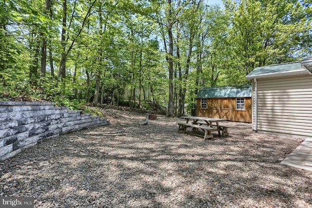 40 Blue Mountain Hts, Schuylkill Haven, PA 17972 - view of yard with an outdoor structure and a shed
