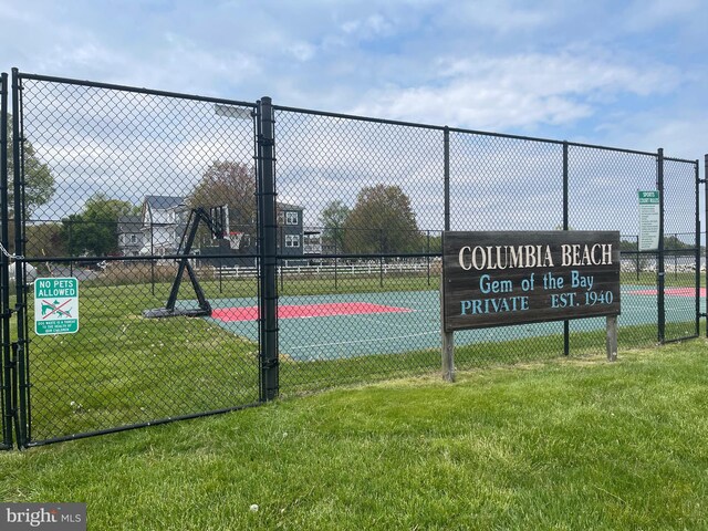 5235 Al Jones Dr, Shady Side, MD 20764 - view of tennis court