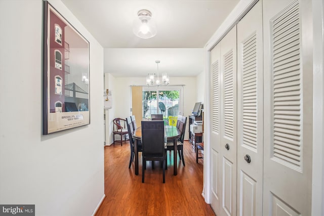 1650 Woodtree Ct E, Annapolis, MD 21409 - dining room with a chandelier and wood finished floors