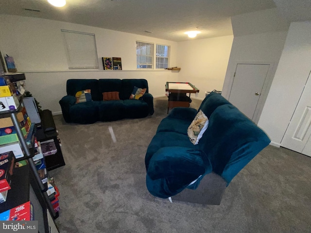 941 Chestnut Manor Ct, Curtis Bay, MD 21226 - living room featuring carpet floors and baseboards