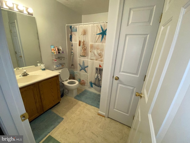 941 Chestnut Manor Ct, Curtis Bay, MD 21226 - full bathroom with vanity, a shower with curtain, and toilet