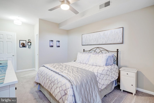 6914 Ellingham Cir Unit C, Alexandria, VA 22315 - bedroom featuring carpet and ceiling fan