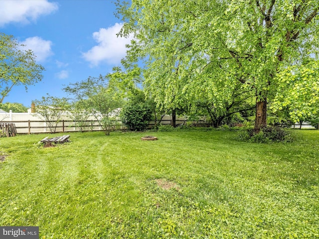 4310 Zircon Rd, Middletown, MD 21769 - view of yard with a fire pit