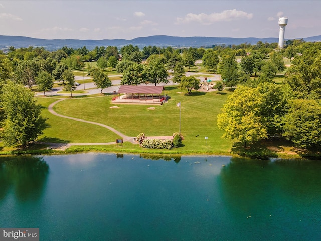 4310 Zircon Rd, Middletown, MD 21769 - drone / aerial view of a water and mountain view