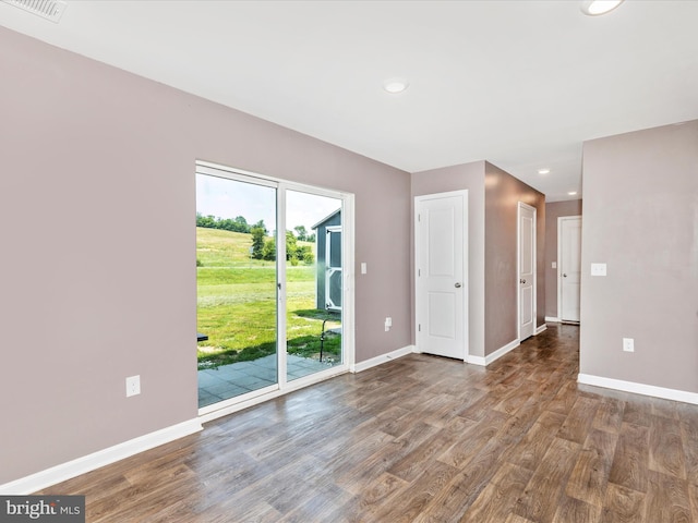 11044 Cross Fields Dr, Waynesboro, PA 17268 - spare room featuring wood finished floors and recessed lighting