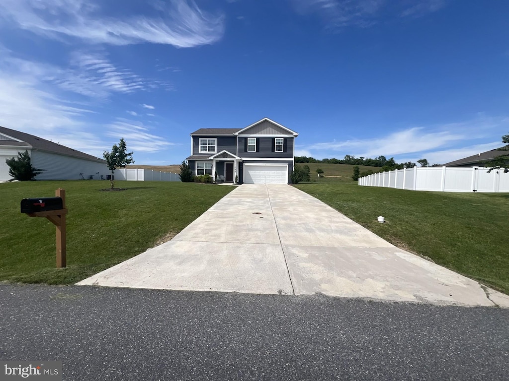 11044 Cross Fields Dr, Waynesboro, PA 17268 - traditional-style house featuring a garage and concrete driveway