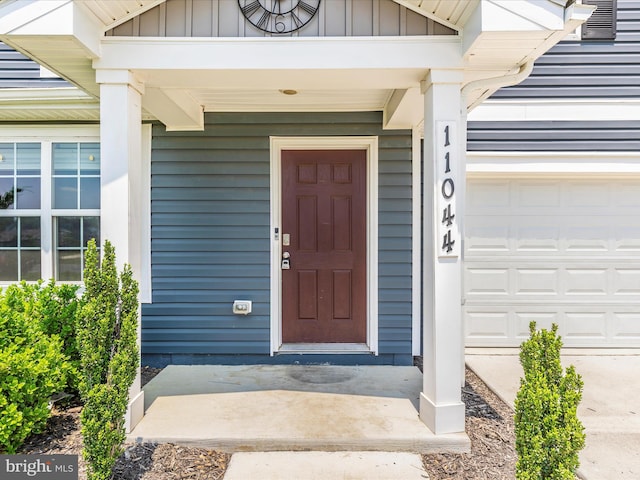 11044 Cross Fields Dr, Waynesboro, PA 17268 - doorway to property with board and batten siding